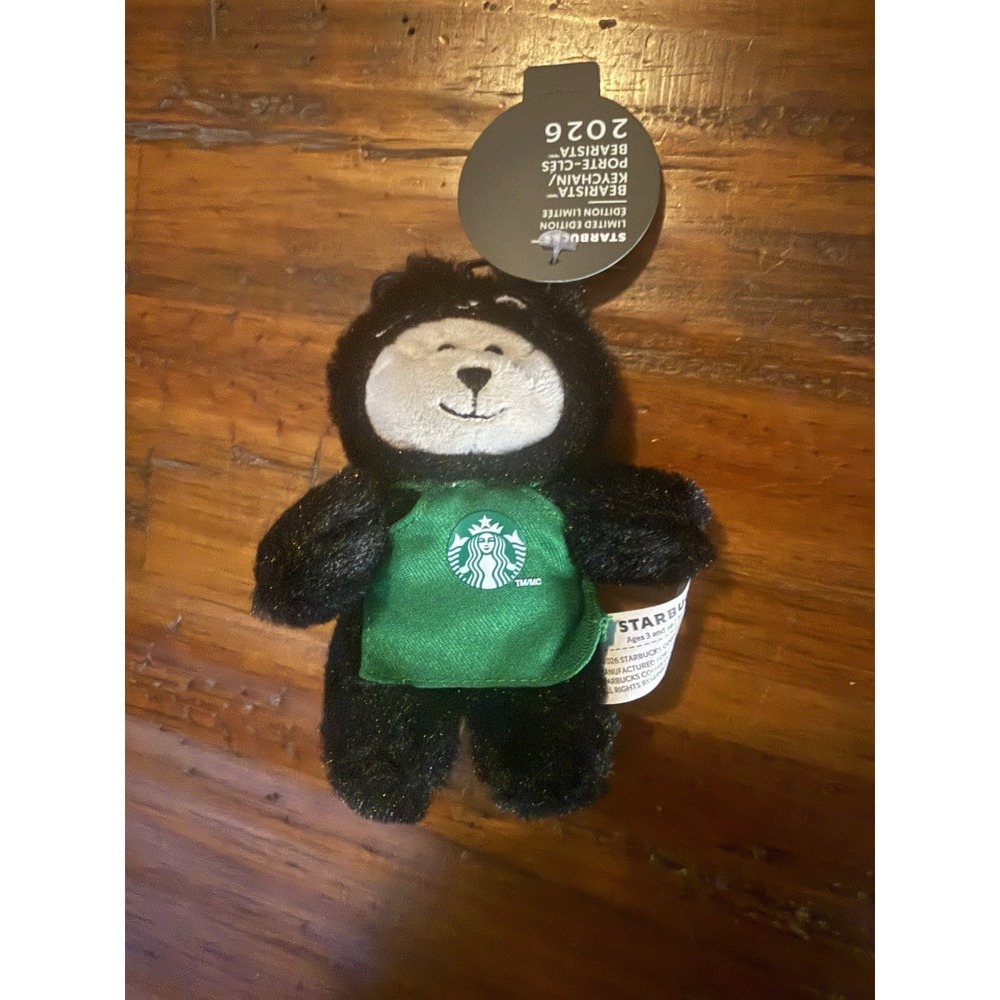 Starbucks Black Cat Bearista Keychain LIMITED EDITION SHIPS TODAY New With Tags
